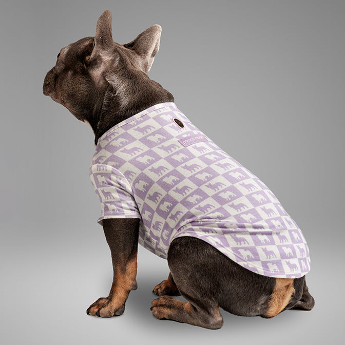 Pooch Mode Pug and Frenchie Tee (Purple)